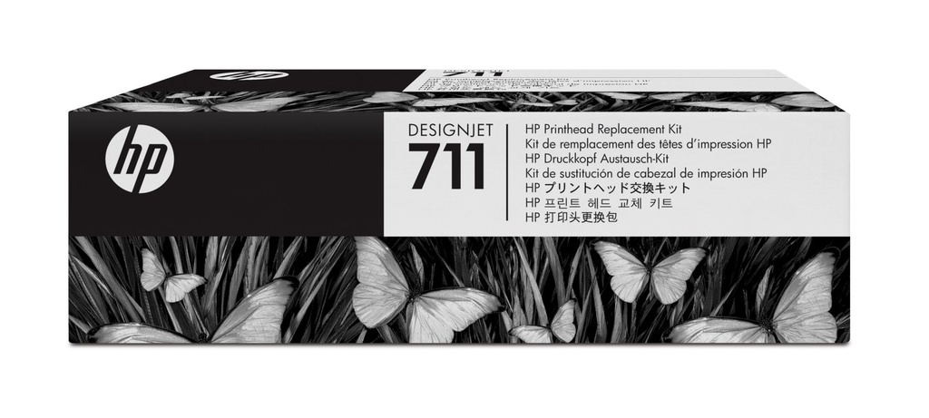 [C1Q10A] testina HP per stampa nero / ciano / magenta / giallo C1Q10A 711