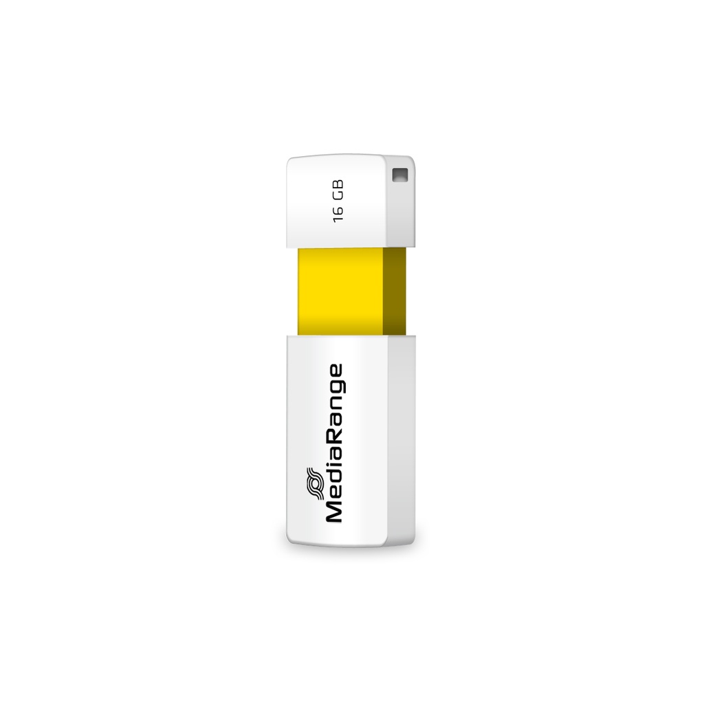 [MR972] MediaRange MR972 unità flash USB 16 GB USB tipo A 2.0 Bianco, Giallo