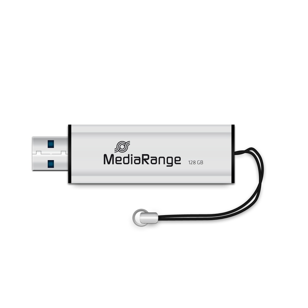 [MR918] MediaRange MR918 unità flash USB 128 GB USB Type-A / Micro-USB 3.2 Gen 1 (3.1 Gen 1) Nero, Argento