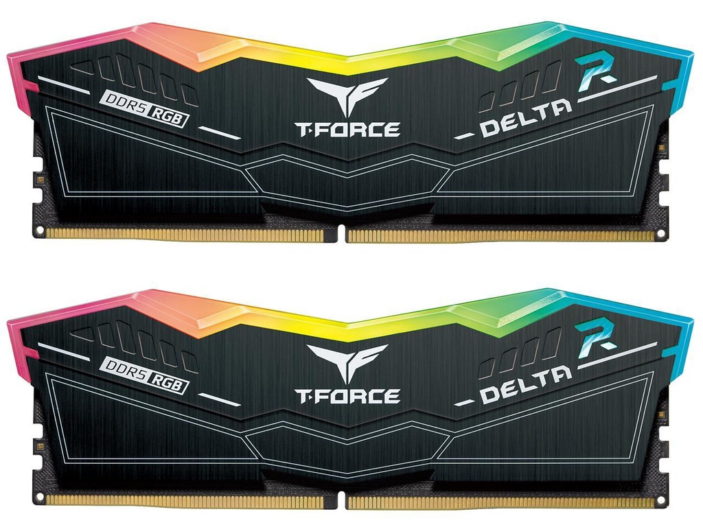 Ram TEAM GROUP DELTA DDR5 7200MHz 32GB (2x16) RGB XMP 3.0 CL34 NERO