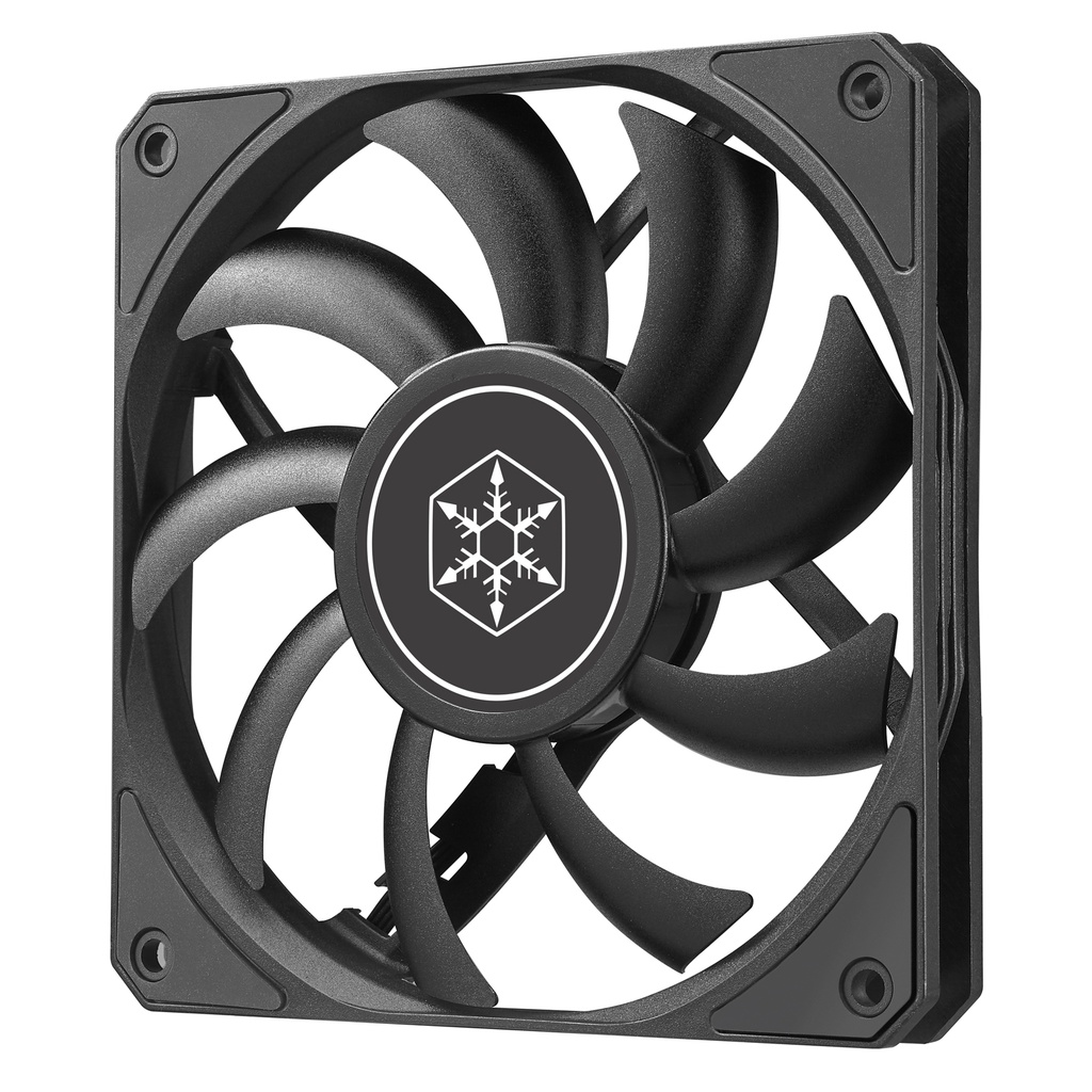 [SST-AS120B] Silverstone Air Slimmer 120 Case per computer, Processore Raffreddatore d'aria 12 cm Nero 1 pz