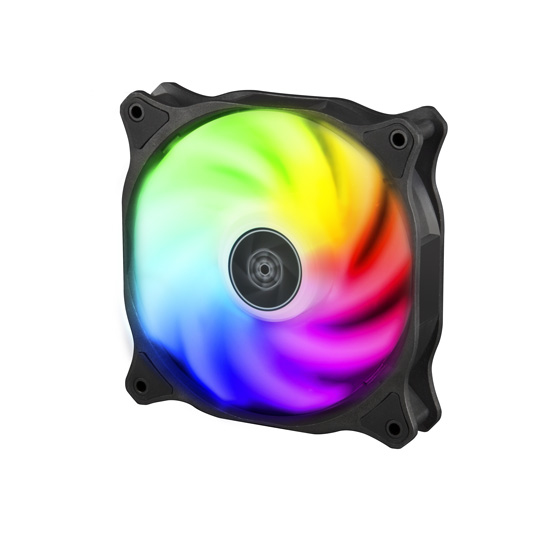 [SST-AB120R-ARGB] Silverstone Air Blazer 120R Case per computer Ventilatore 12 cm Nero, Translucent
