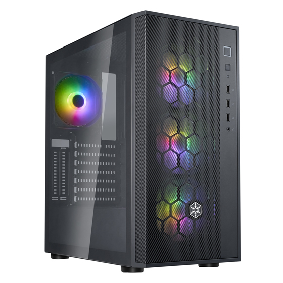 [SST-FAR1B-PRO-V2] Case SilverStone Fara R1 PRO V2 Midi-Tower Vetro Temperato Nero