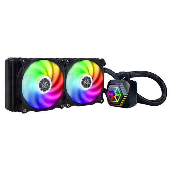 [SST-PF240-ARGB-V2] Silverstone PF240-ARGB Processore Raffreddatore di liquidi tutto in uno 12 cm Nero 1 pz