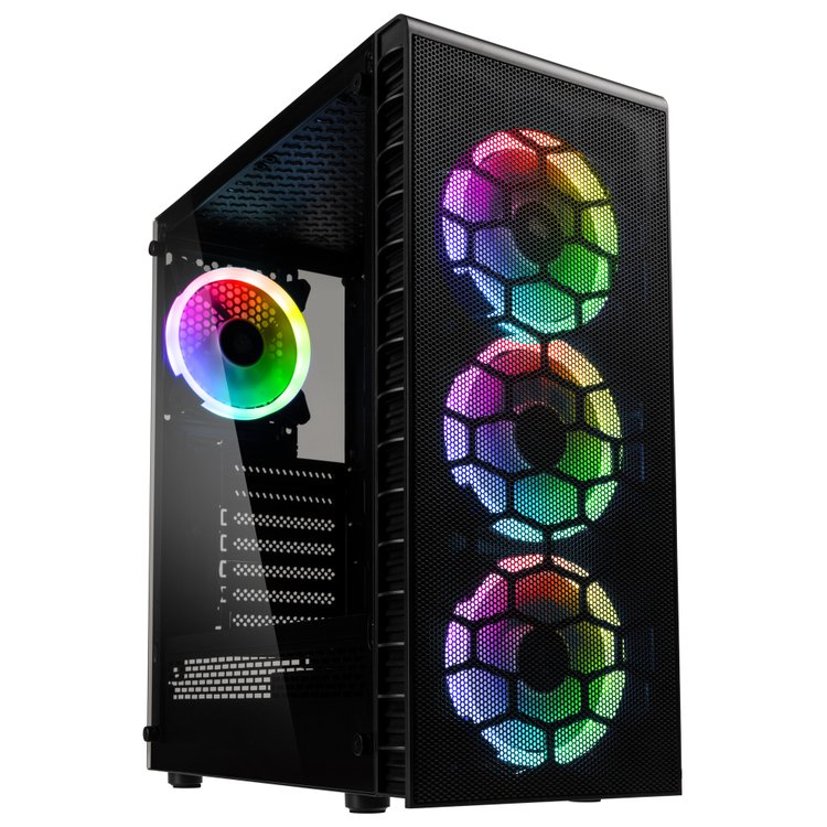 [OBSERVATORY LITE MESH] Case Kolink Observatory Lite Mesh RGB Midi Tower Nero