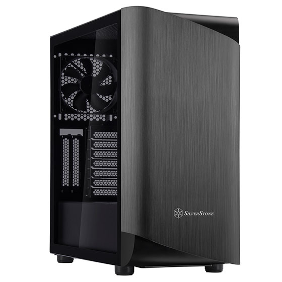 [SST-SEA1TB-G] Case SilverStone Seta A1 Midi-Tower Vetro Temperato Nero