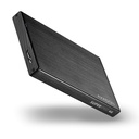 Axagon EE25-XA6 contenitore di unità di archiviazione Box esterno HDD/SSD Nero 2.5"
