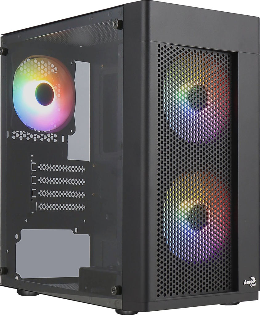 Case Aerocool Hexform-G-BK-v2 Midi-Tower Vetro Temperato Nero