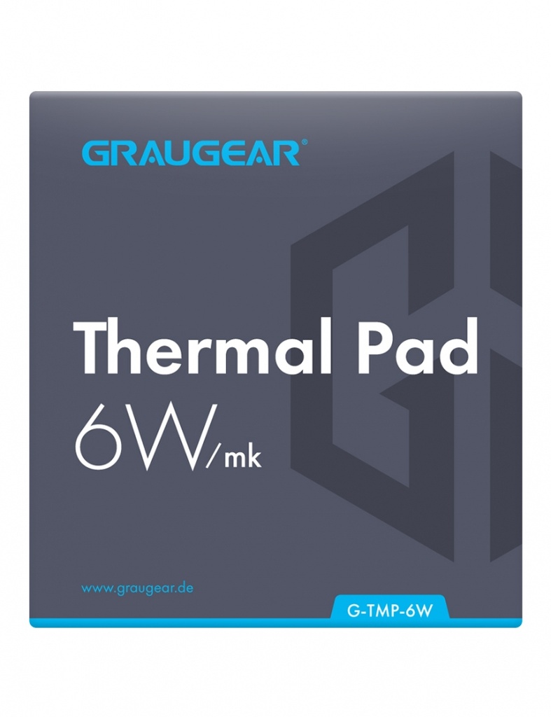 [G-TMP-6W] GRAUGEAR G-TMP-6W compontente del dissipatore di calore Cuscinetto termico 6 W/m·K