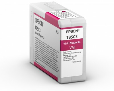ORIGINAL Epson Cartuccia d'inchiostro magenta C13T85030N T8503 80ml