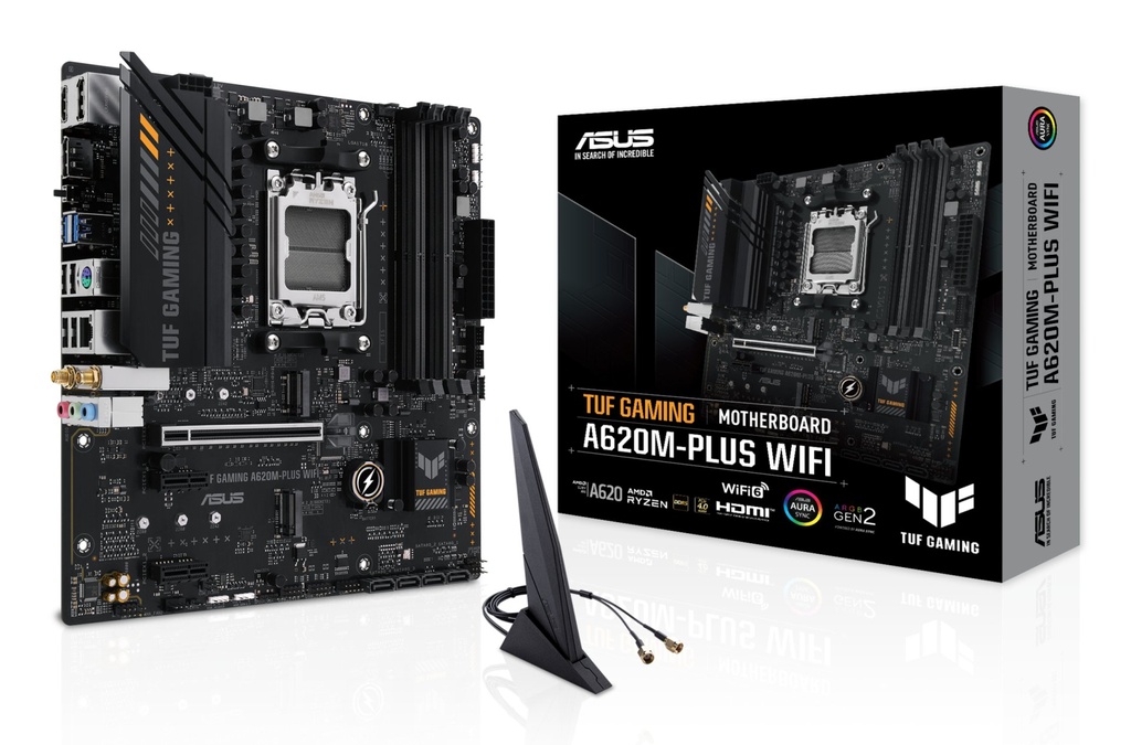 [90MB1F00-M0EAY0] ASUS TUF GAMING A620M-PLUS WIFI AMD A620 Socket AM5 micro ATX