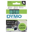 DYMO D1 etichette originali | 9 mm x 7 mm | stampa nera su verde | etichette autoadesive per etichettatrice LabelManager | 1 Pezzo