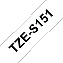 Nastro Brother Laminato Nero Su Trasparente TZe-S151 TZ-S151 24mm x 8m