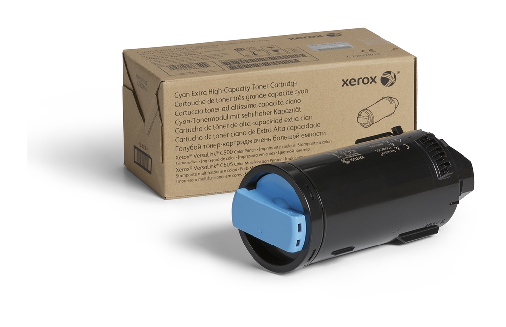 [106R03873] Xerox Cartuccia toner Ciano a Altissima capacità da 9000 Pagine per Multifunzione a colori ® VersaLink® C505, Stampante a colori ® VersaLink® C500 (106R03873)
