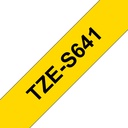 Nastro Brother Laminato Nero Su Giallo TZe-S641 TZ-S641 18mm x 8m