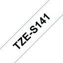 Nastro Brother Laminato Nero Su Trasparente TZe-S141 TZ-S141 18mm x 8m