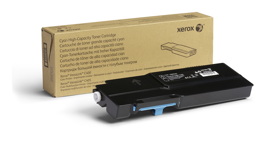[106R03518] Xerox Cartuccia toner Ciano a Alta capacità da 4800 Pagine per Stampante a colori ® VersaLink® C400/multifunzione a colori ® VersaLink® C405 (106R03518)