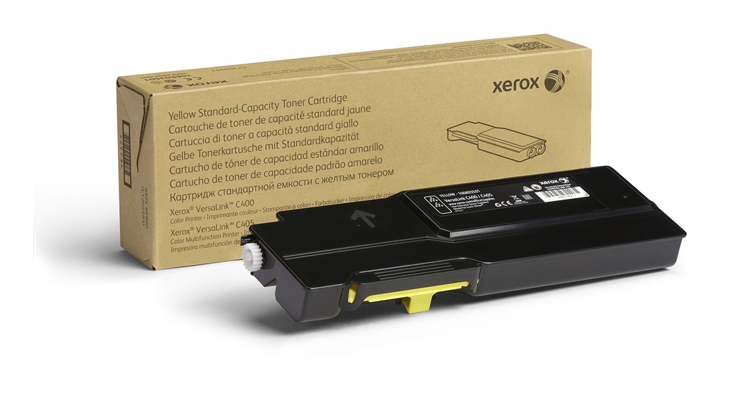 [106R03501] Xerox Cartuccia toner Giallo a Capacità standard da 2500 Pagine per Stampante a colori ® VersaLink® C400/multifunzione a colori ® VersaLink® C405 (106R03501)