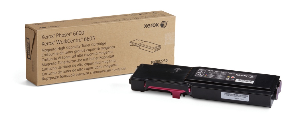 [106R02230] Xerox Cartuccia toner Magenta per Phaser™ 6600, WorkCentre™ 6605