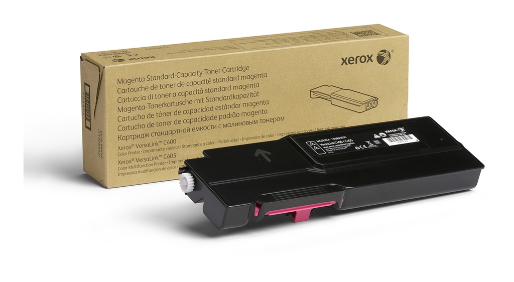 [106R03503] Xerox Cartuccia toner Magenta a Capacità standard da 2500 Pagine per Stampante a colori ® VersaLink® C400/multifunzione a colori ® VersaLink® C405 (106R03503)
