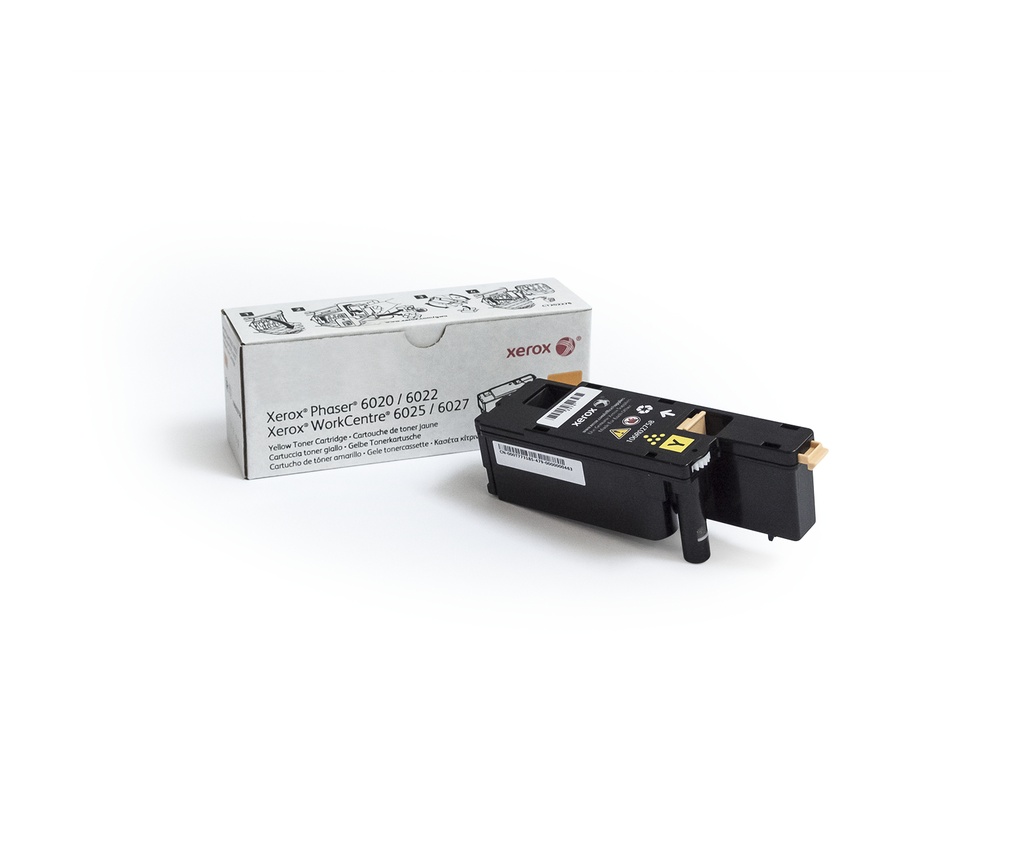 [106R02758] Xerox Cartuccia toner Giallo a Capacità standard da 1000 Pagine per Phaser® 6020/6022, WorkCentre® 6025/6027 (106R02758)