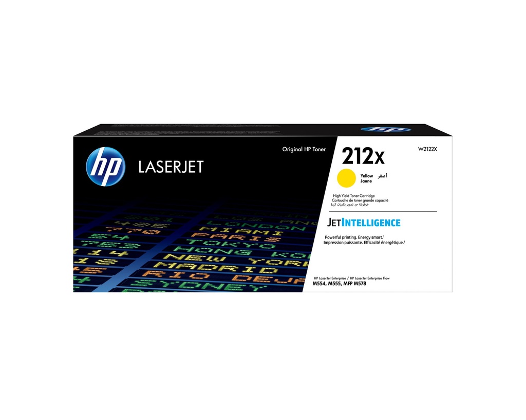 [W2122X] HP Cartuccia toner giallo originale LaserJet 212X ad alta capacità