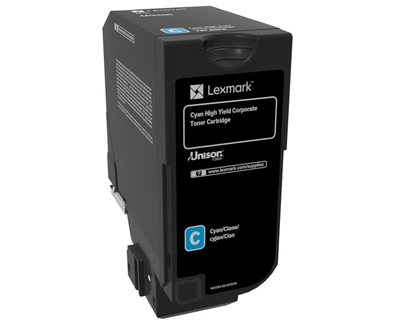 [74C2HCE] Lexmark 74C2HCE cartuccia toner 1 pz Originale Ciano