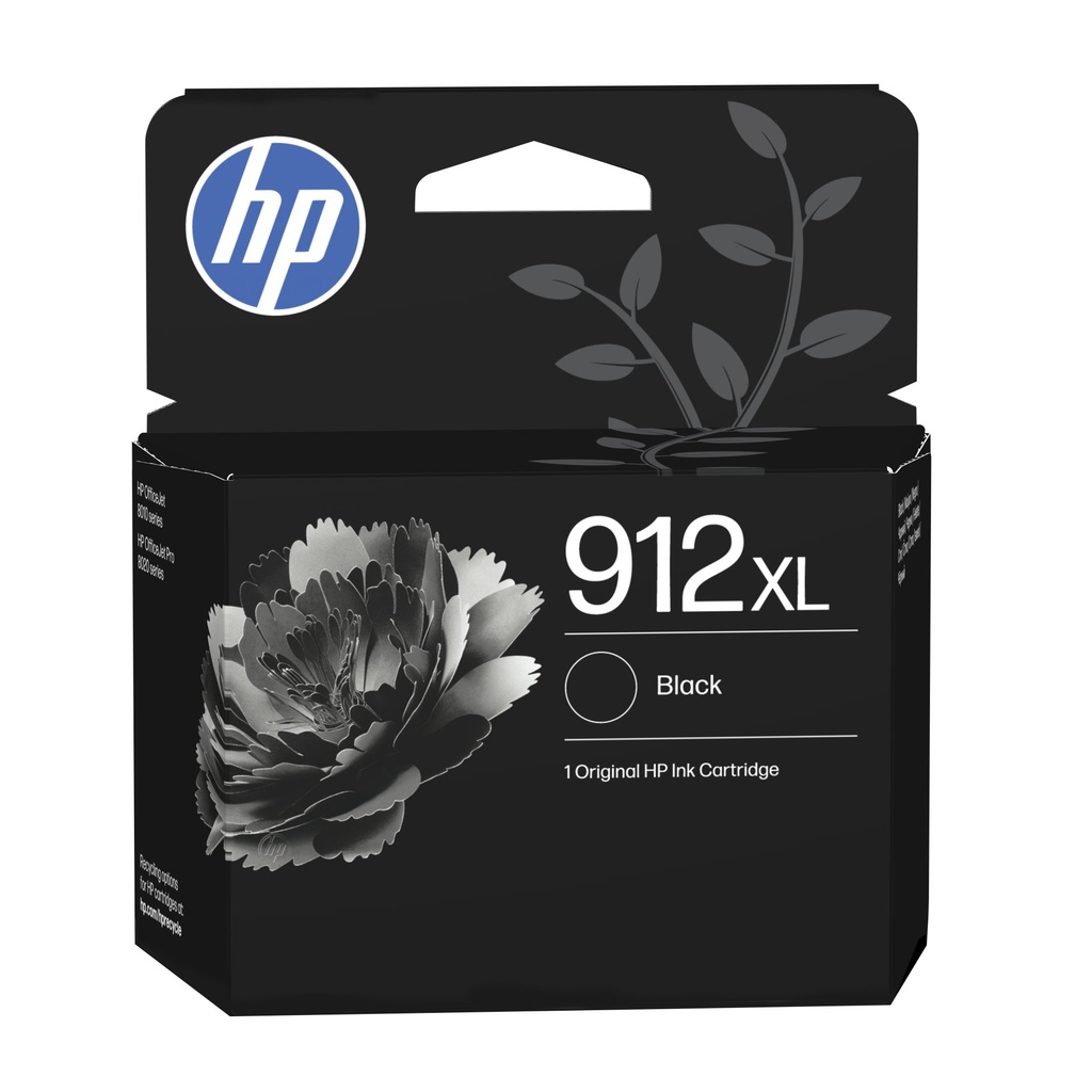 [3YL84AE] HP Cartuccia di inchiostro nero originale 912XL ad alta capacità