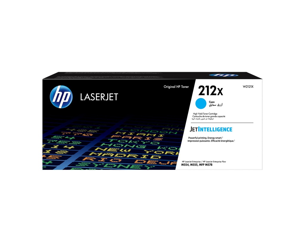 [W2121X] HP Cartuccia toner ciano originale LaserJet 212X ad alta capacità