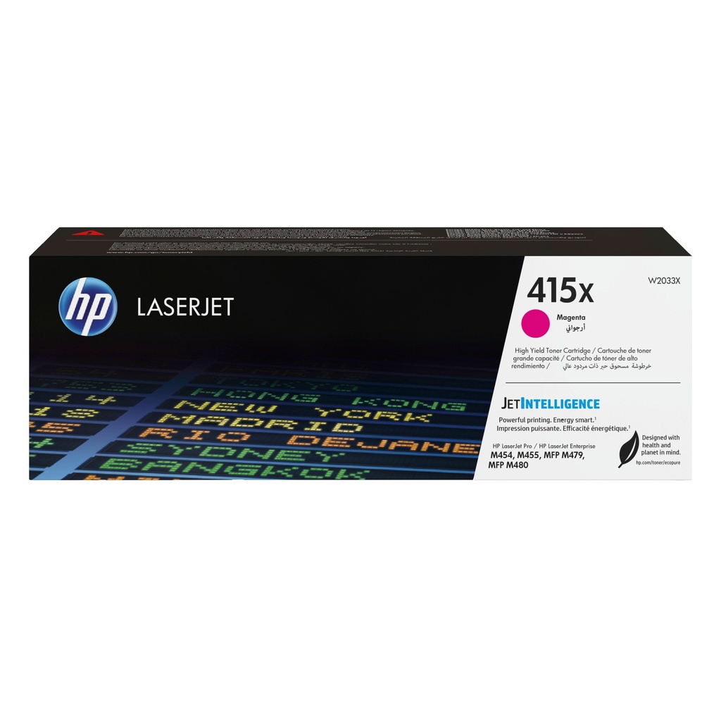 [W2033X] HP Cartuccia toner magenta originale LaserJet 415X ad alta capacità