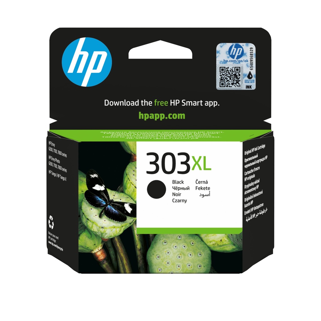 [T6N04AE] HP Cartuccia di inchiostro nero originale ad alta capacità 303XL