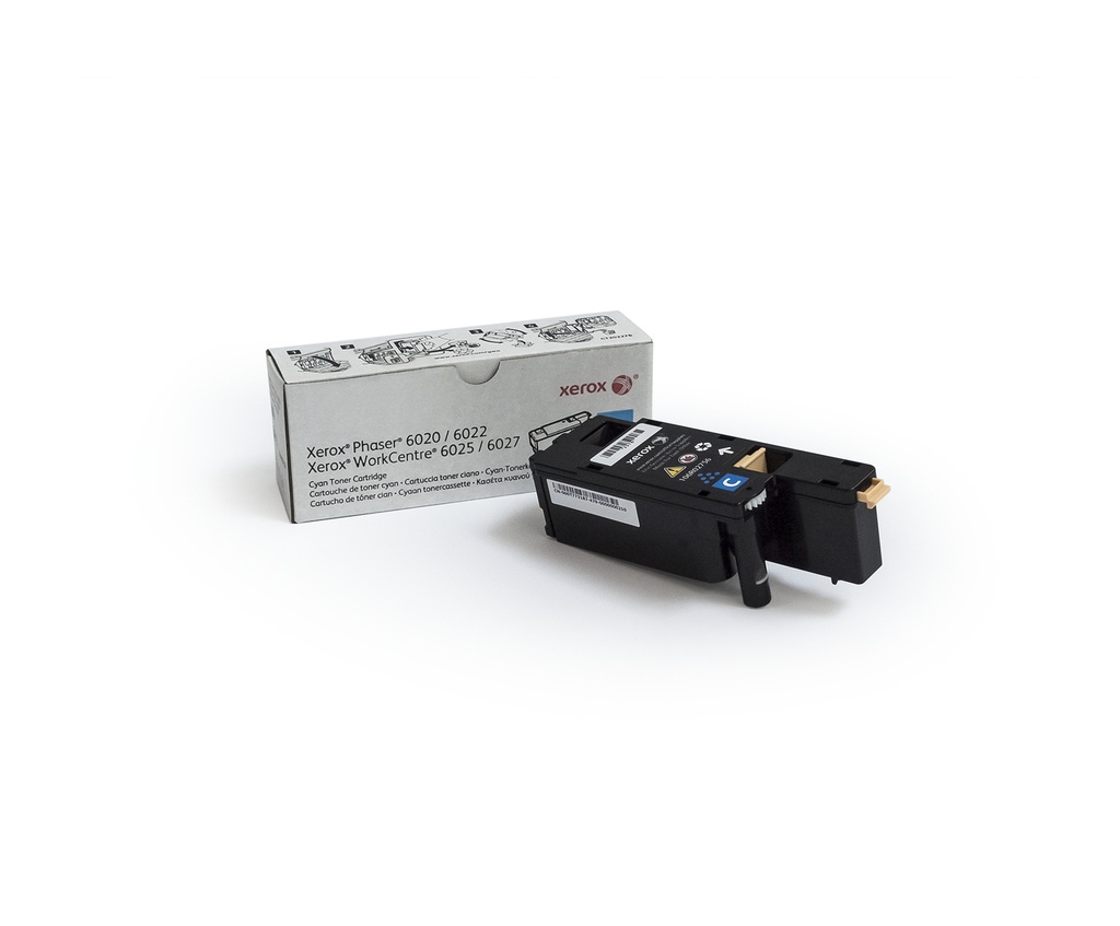 [106R02756] Xerox Cartuccia toner Ciano a Capacità standard da 1000 Pagine per Phaser® 6020/6022, WorkCentre® 6025/6027 (106R02756)