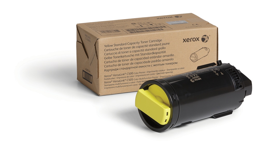 [106R03861] Xerox Cartuccia toner Giallo a Capacità standard da 2400 Pagine per Multifunzione a colori ® VersaLink® C505, Stampante a colori ® VersaLink® C500 (106R03861)