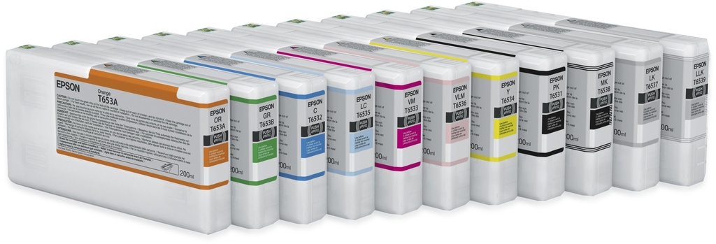 Cartuccia Epson C13T653700 T6537 Nero Chiaro