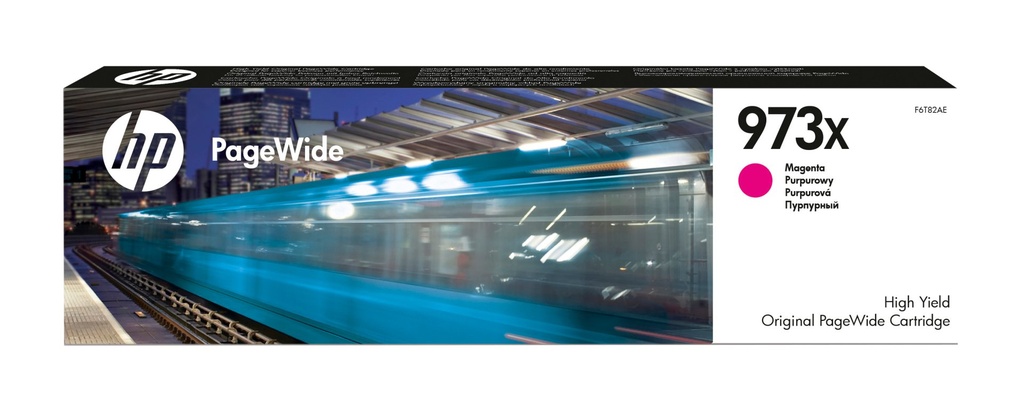 [F6T82AE] HP Cartuccia magenta ad alta capacità originale 973X PageWide