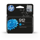 Cartuccia HP d'inchiostro ciano 3YL77AE 912 315 pagine
