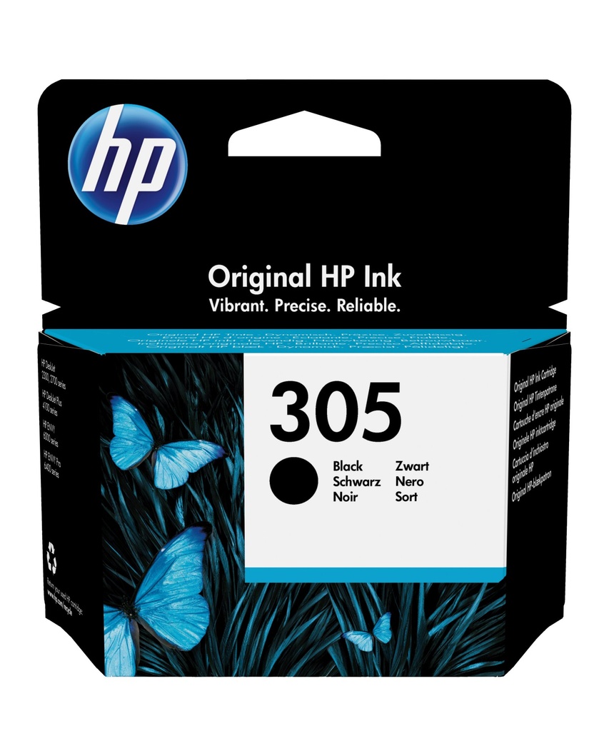 Cartuccia HP d'inchiostro nero 3YM61AE 305 120 pagine