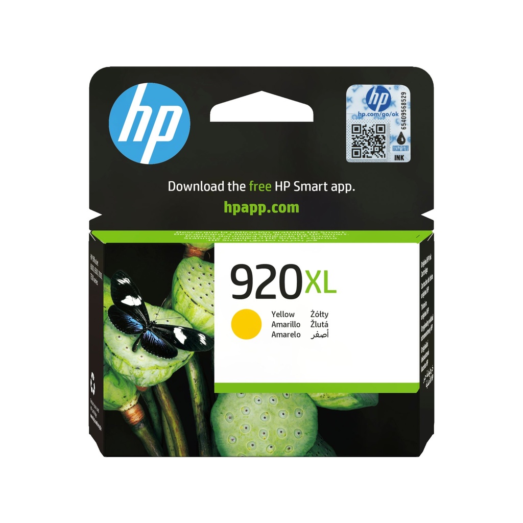 [CD974AE] HP Cartuccia originale inchiostro giallo ad alta capacità 920XL