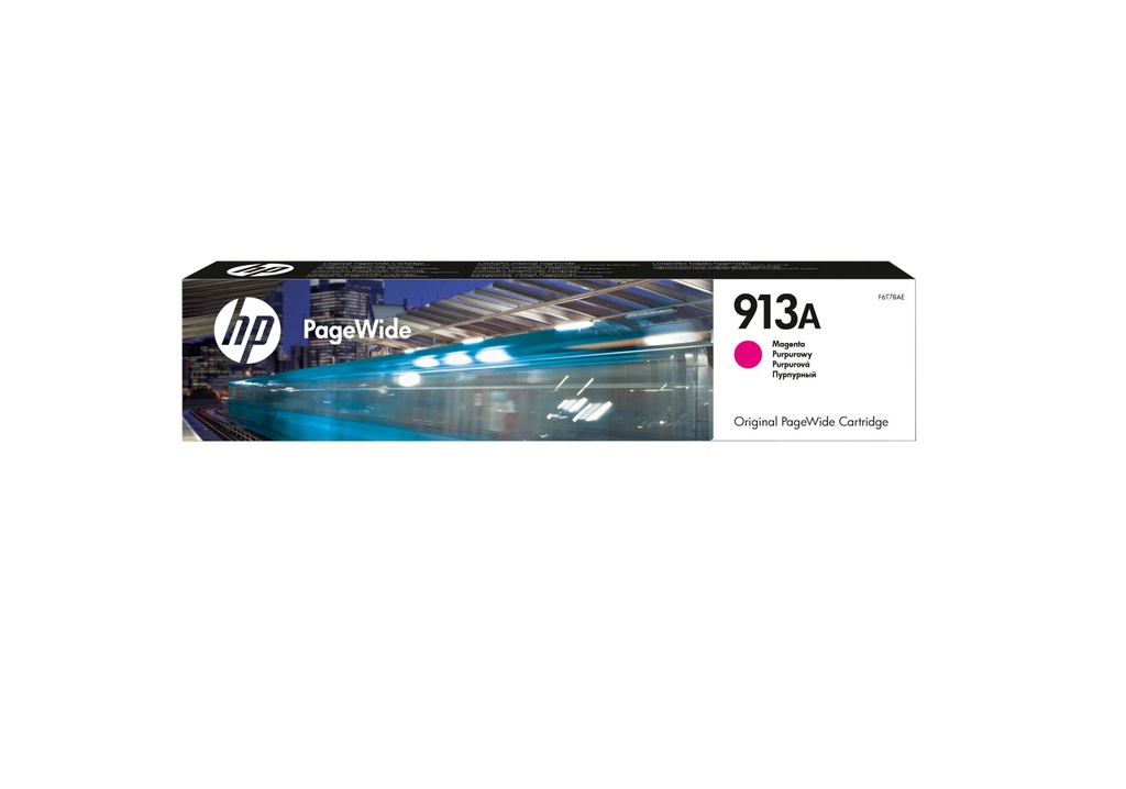 [F6T78AE] HP Cartuccia magenta originale 913A PageWide