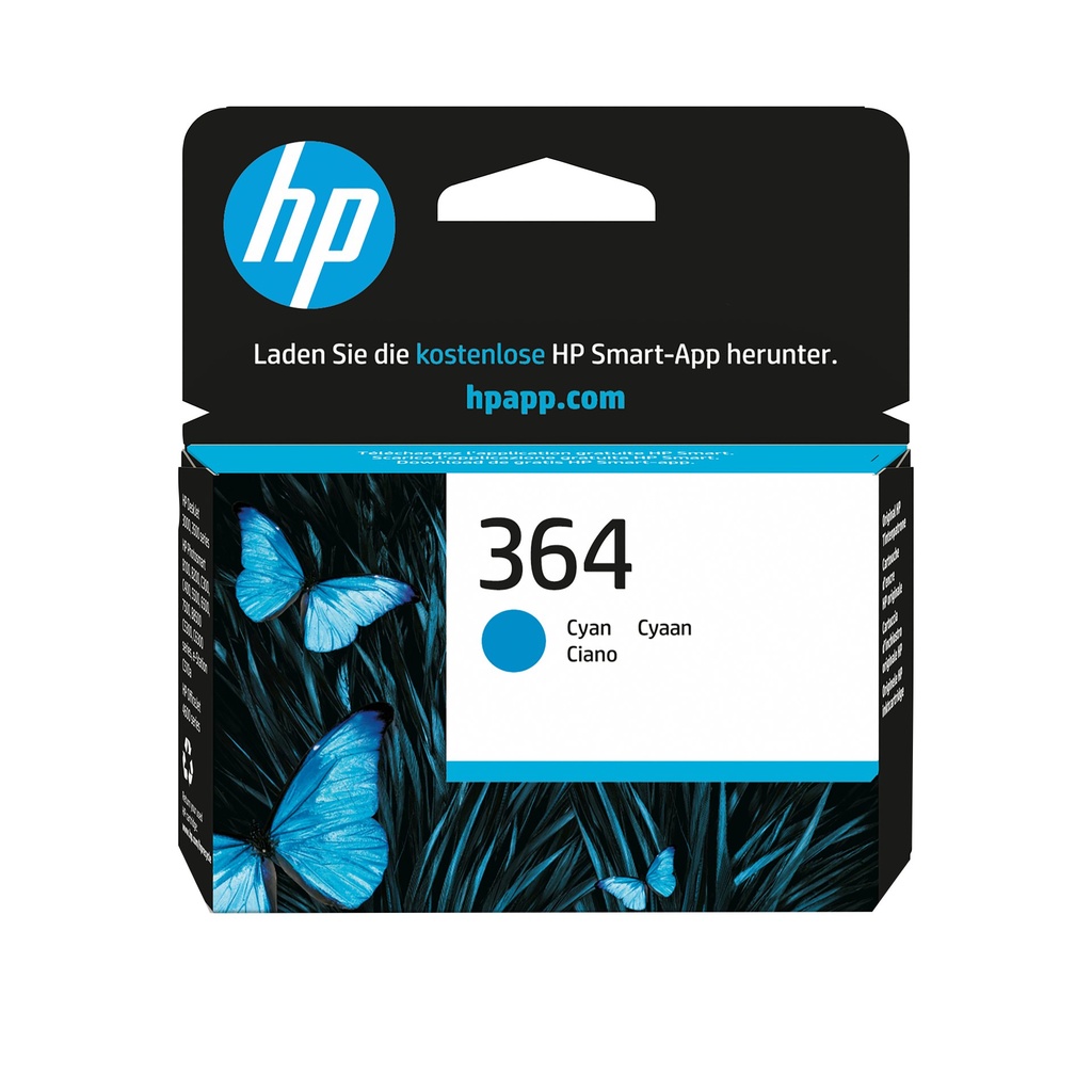 [CB318EE] Cartuccia HP d'inchiostro ciano CB318EE 364 300 pagine 3,5ml