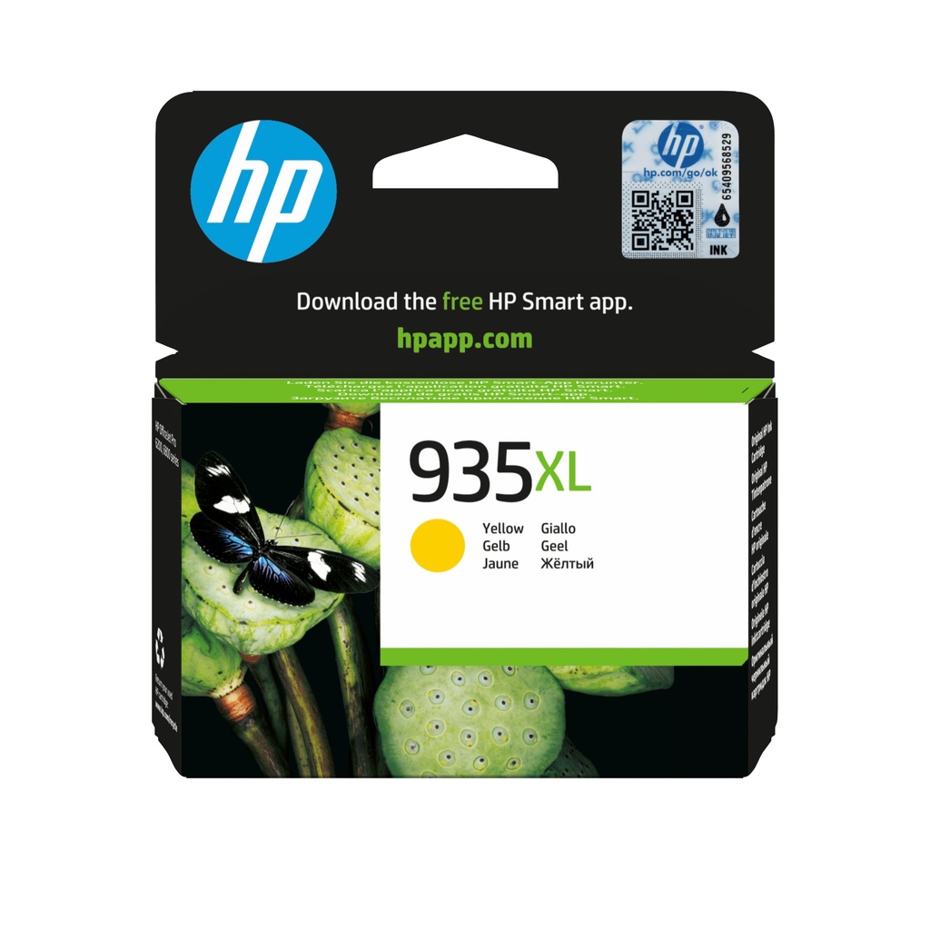 [C2P26AE] HP Cartuccia originale inchiostro giallo ad alta capacità 935XL