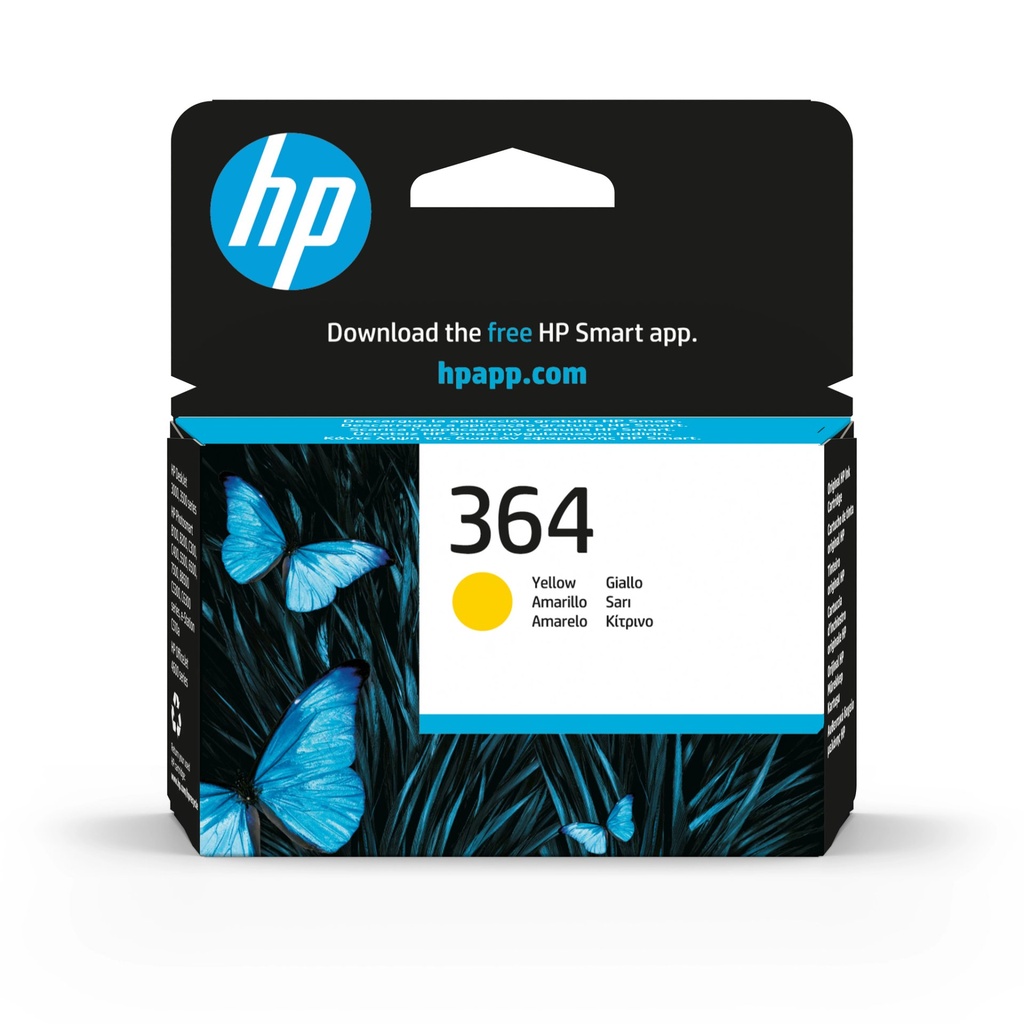 Cartuccia HP d'inchiostro giallo CB320EE 364 300 pagine 3,5ml