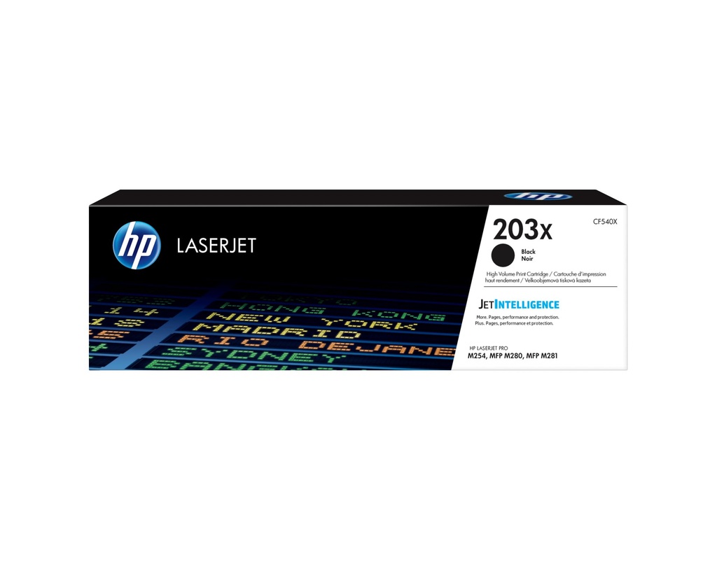 [CF540X] HP Cartuccia toner nero originale ad alta capacità LaserJet 203X