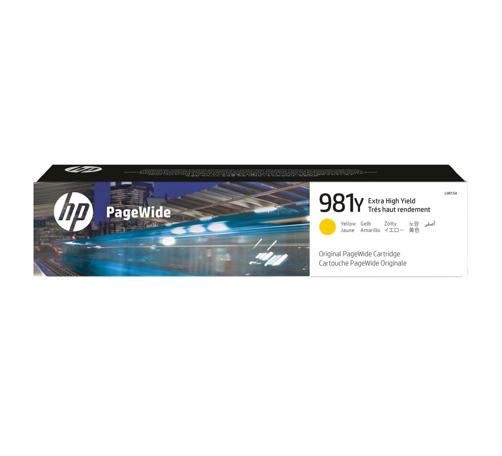 [L0R15A] HP Cartuccia giallo originale ad altissima capacità PageWide 981Y