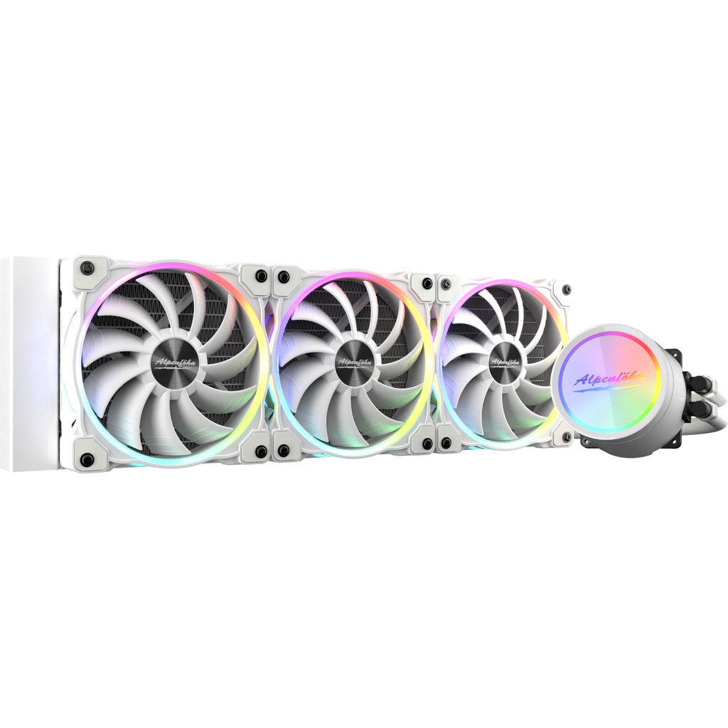 [84000000195] Dissipatore Alpenföhn Gletscherwasser 360 ARGB Bianco