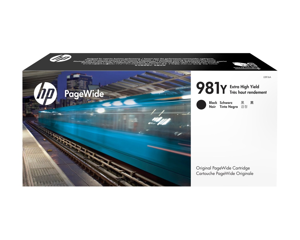 [L0R16A] HP Cartuccia nero originale ad altissima capacità PageWide 981Y