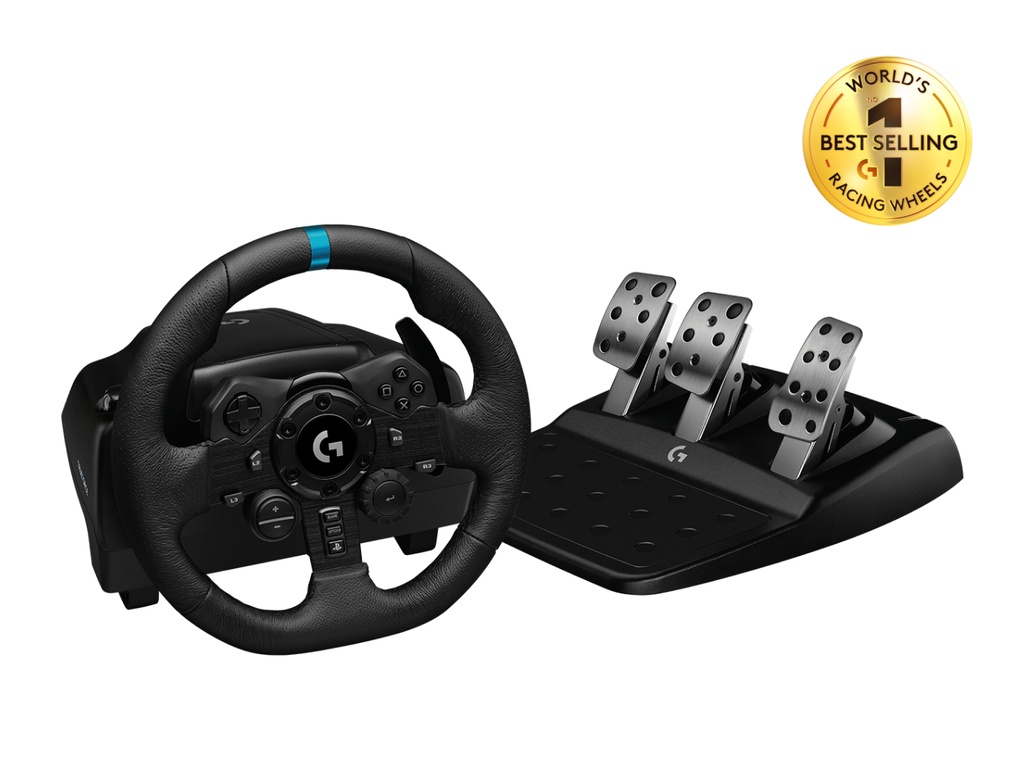 [941-000149] Volante Logitech G G923 Nero USB Sterzo + Pedali PC, PlayStation 4