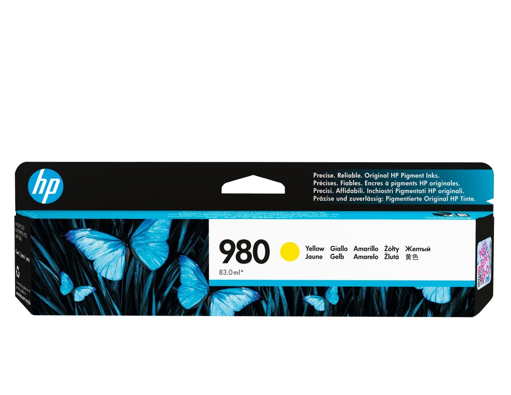 [D8J09A] HP Cartuccia originale inchiostro giallo 980