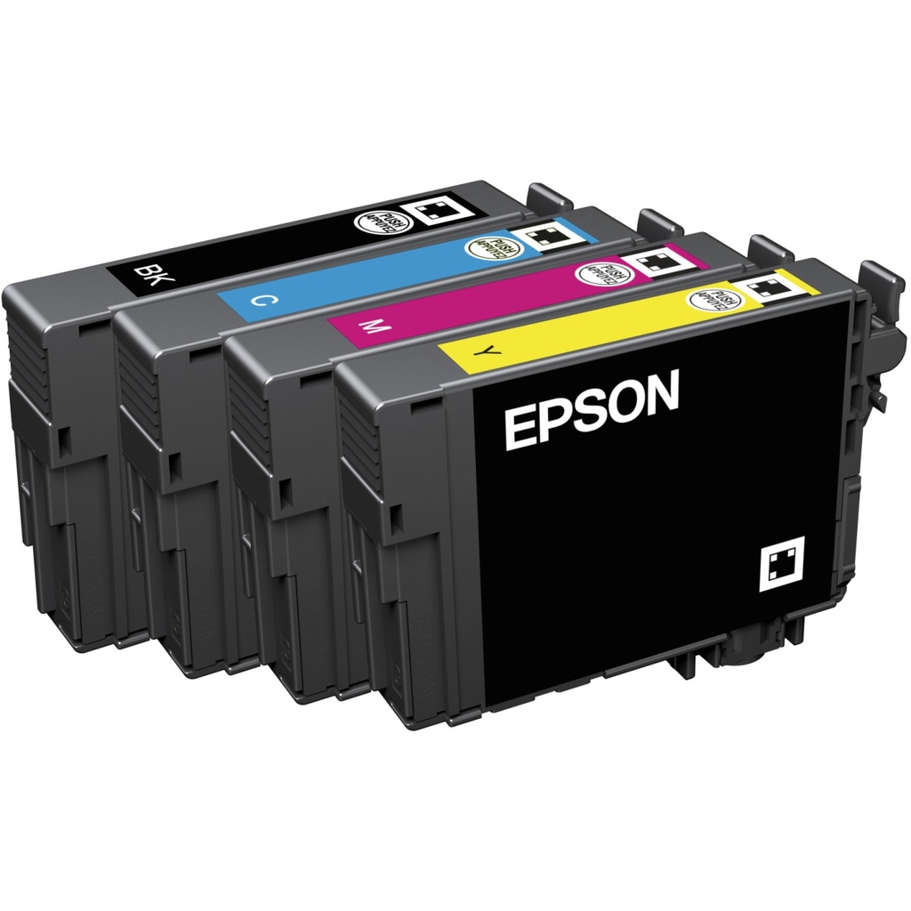 ORIGINAL Epson Multipack nero / ciano / magenta / giallo C13T18164012 18 XL ~1850 Seiten 4 cartucce d'inchiostro XL: T1811 + T1812 + T1813 + T1814