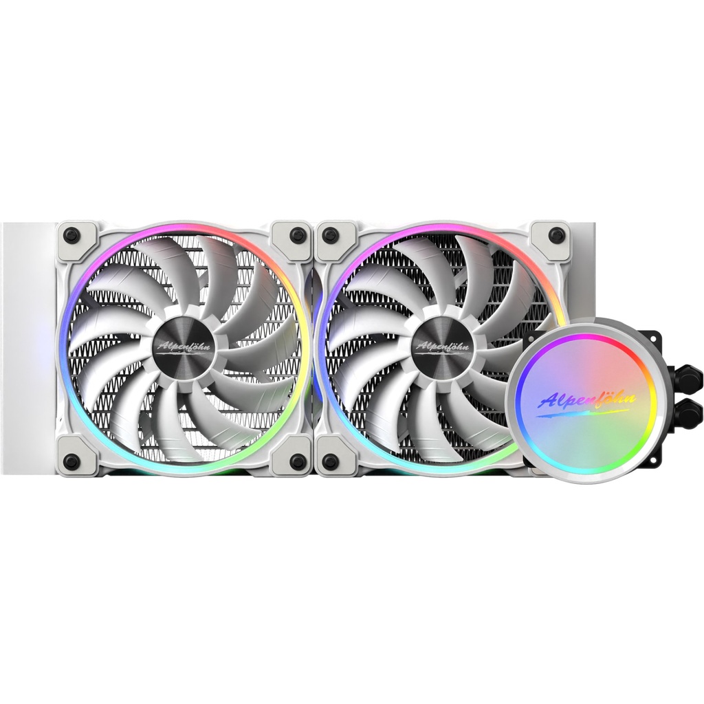 [84000000193] Alpenföhn 84000000193 sistema di raffreddamento per computer Processore Raffreddatore di liquidi tutto in uno 12 cm Bianco 1 pz